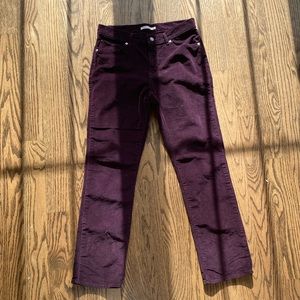 Levi's Women's Classic Straight corduroys Wine color | Size 30
